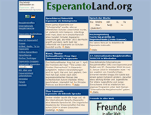 Tablet Screenshot of esperantoland.org